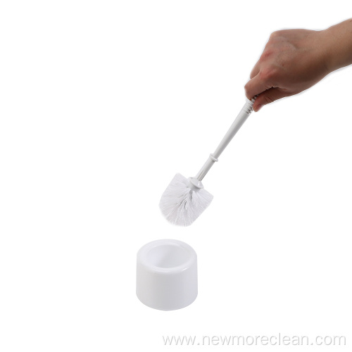 Plastic Household Toilet Cleaning Brush With Holder